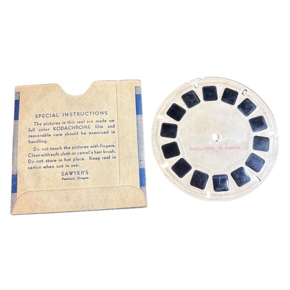 Vintage View-Master Reel 131 Yosemite National Park I Sawyers Kodachrome 7 3D Pi - Picture 3 of 3